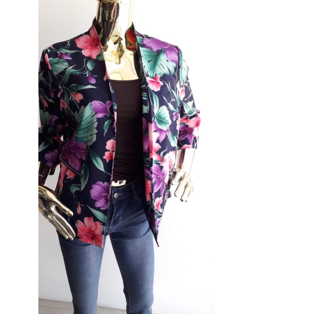 Printed blazer